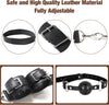 Sex Bondage Anal Hook, Neck to Wrist Behind Back Handcuffs Collar with Anal Trainer & Ball Gag, Bed Restraints Sex Game Accessories Kinky Fetish Role Play Adult Sex Toys for Couple Beginner