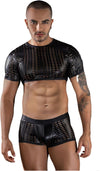 Men's Sexy Tuxedo Sexy Lingerie Set Role Play Bar Adult Gay Uniform Nightclub Gogoboy Cosplay Costume Outfit