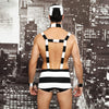 Men's Cosplay Sailor Costume Sexy Underwear Adult Mens 3 Pieces party Prisoner Suspender Underwear Outfits