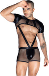 Men's Sexy Tuxedo Sexy Lingerie Set Role Play Bar Adult Gay Uniform Nightclub Gogoboy Cosplay Costume Outfit