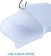Abyclean Non-Toxic Silicone Enema Bag Kit BPA and Phthalates Free Anal Douche for Colon Cleansing with Hose, 3 Nozzle (2 Quart Transparent)