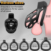 Male Chastity Cage, Large Chastity Device with 5 Sizes Rings and Invisible Lock for Man Penis Exercise Bondage Gear & Accessories Lightweight Adult Sex Toys