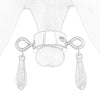Male Penis Stretcher Stainless Steel Adjustable Sports Exercise Stretch Ball Heavy Duty