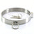 304 stainless steel choke collar restraint, metal choke ring lockable necklace, fetish sex toy