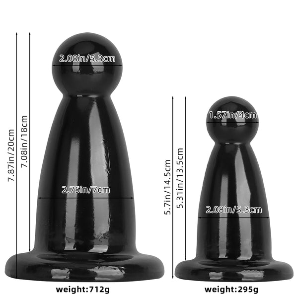 Black Big Anal Plug For Fist Sex Supplies Super Large Anal Plug