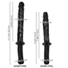 Long handle couple dildo, fun adult realistic sex toys