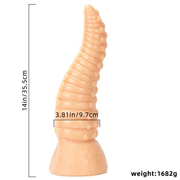 14 Inch Huge Tentacle Dildo PVC Octopus Butt Plug