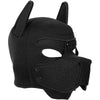 Neoprene Puppy Face Muzzle Dog Removable Full Head Hood Mask With Ears (One Size)