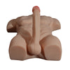 15.4LB Male Torso Sex Doll with 7.9" Dildo