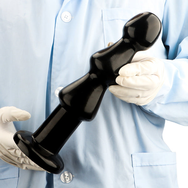 PVC butt plug prostate massager pagoda shaped large butt plug