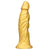 Gold Silicone Soft Anal Plug Suction Cup Anal Expanding Dildo Fisting Sex Toy