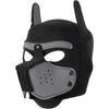 Neoprene Puppy Face Muzzle Dog Removable Full Head Hood Mask With Ears (One Size)