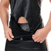 Men's Apron PU Leather Collar Sexy Skirt Sleeveless Pendant Club Clothing