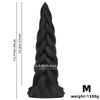Hands-free butt plug with strong suction cup, realistic beginner anal dildo, suitable for men and women (black and gold)