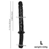 Long handle couple dildo, fun adult realistic sex toys