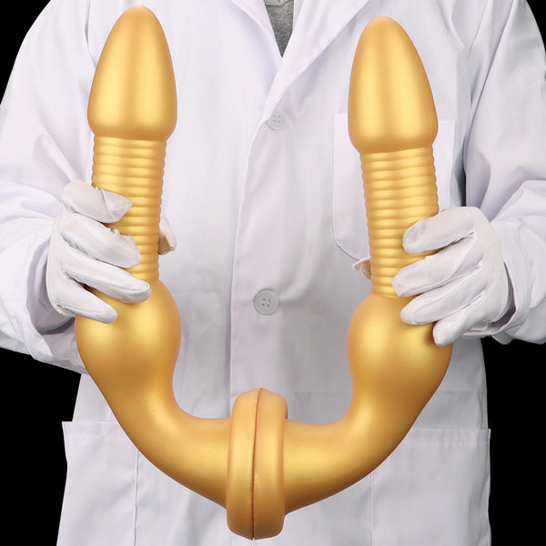 Super Long Anal Beads,Liquid Silicone Screw Thread Butt Plug Strong Suction Cup Long Anal Plug Prostate Massage Anal Trainer Dildo Anal Toy for Man Woman and Couples G-spot Sex Factory