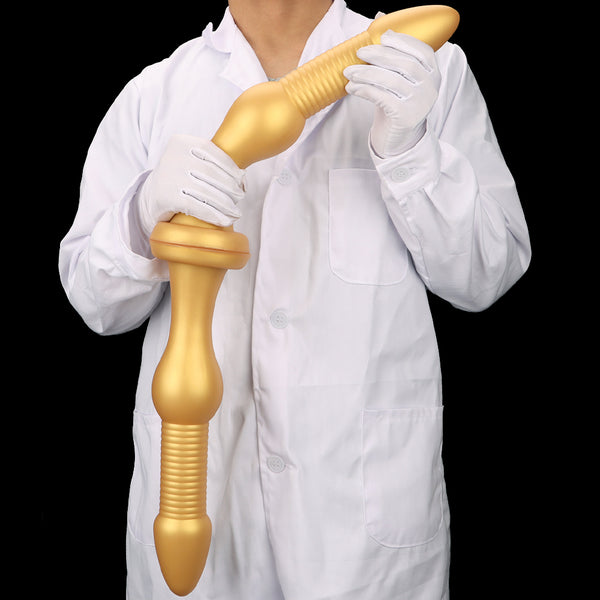 Super Long Anal Beads,Liquid Silicone Screw Thread Butt Plug Strong Suction Cup Long Anal Plug Prostate Massage Anal Trainer Dildo Anal Toy for Man Woman and Couples G-spot Sex Factory