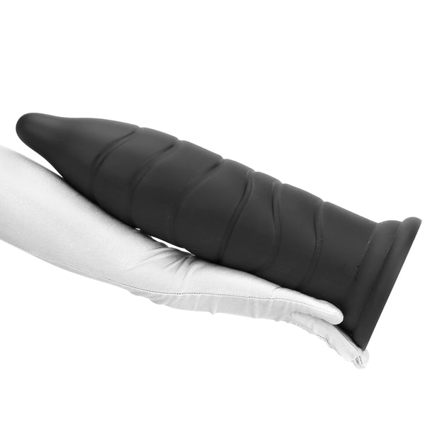 14.37in Fantasy Long Big Silicone Soft Black Dildo Anal Plug For Anus