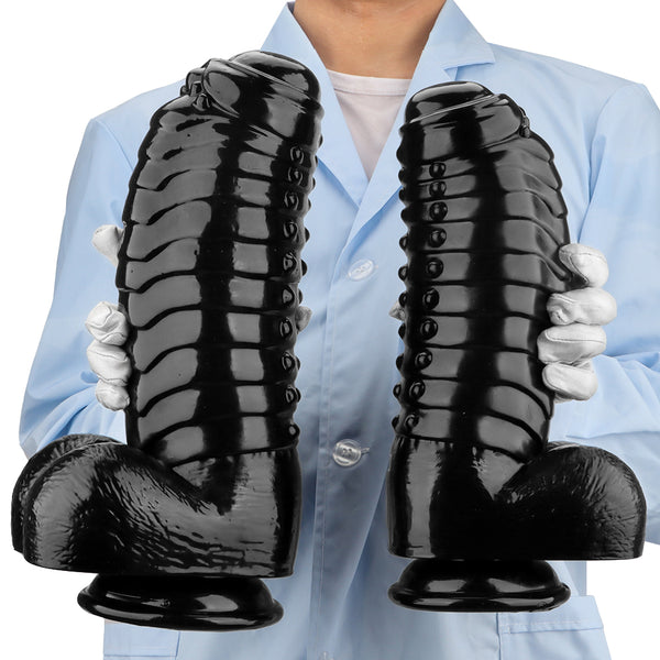 Large Anal Butt Plug Big Anal Plug Towel Anal Plug Giant Butt Plug Girth Anal Dildo Sex Toy with Suction Cup Hands-Free Play PVC Butt Plug Adult Sex Toys for Women