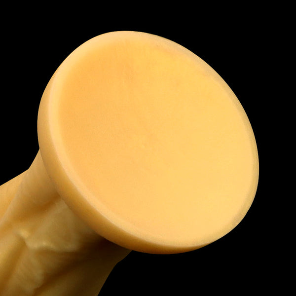 Realistic thick silicone dildo, unisex