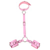 Men Back Handcuffs Harness Adjustable Back Strap for Couple Sex Games Cosplay Costume