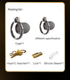 Adjustable Chainmail Chastity Cage