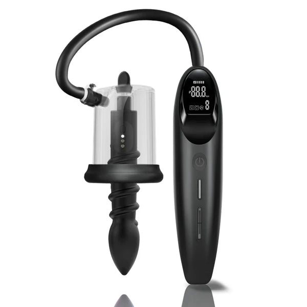 2025 New Electric Smart Vibrating Anal Plug Rosebud Pump Vacuum Sucking Massage Prostate ButtPlug Adult Sex Toys For Man Women