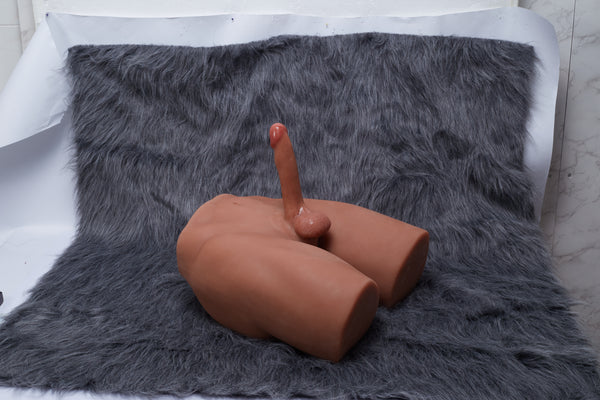 39cm Tan Skin Lower Body Sex Doll Torso Dildo Cosdoll