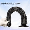 Black scale anal plug for men with super long penis to deeply expand anal whip