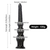 Extra large and thick pointed anal plug for anal practice and anal dilation