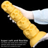 2630g 14.37in Nice Large Soft Long Fantasy Silicone Scary Skull Dildo