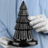 Christmas tree butt plug, textured suction cup, PVC material black