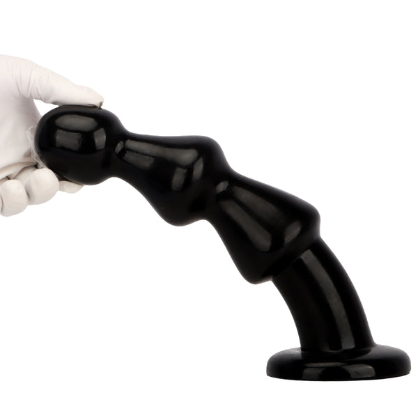 PVC butt plug prostate massager pagoda shaped large butt plug