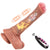 8.85in 4in1 Heating Thrusting Vibrating Rotation Remote Horse Animal Dildo