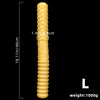 11.41in 15in 18.11in Liquid Huge Soft Long Silicone Dual Ended Dildo