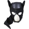 Neoprene Dog Full Face Puppy Mask Removable Pup Hood Halloween Mask
