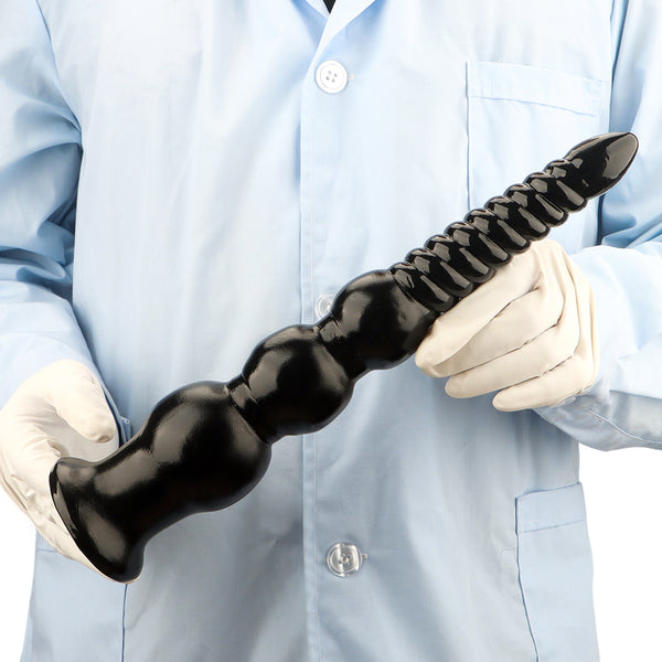 Extra large and thick pointed anal plug for anal practice and anal dilation
