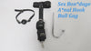 Sex Bondage Anal Hook, Neck to Wrist Behind Back Handcuffs Collar with Anal Trainer & Ball Gag, Bed Restraints Sex Game Accessories Kinky Fetish Role Play Adult Sex Toys for Couple Beginner