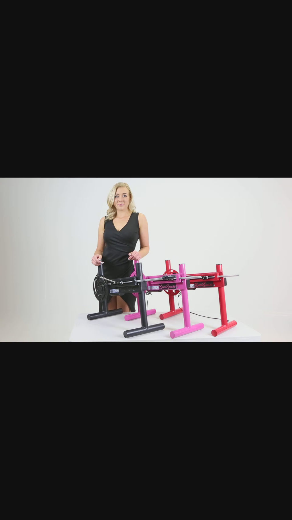 Willie Wanka PRO Mk II Fantasy Machine.Powerful Sex Machine with high Torque and Power. Long 8-inch Adjustable Stroke Length，App and How Controlled.(Black)