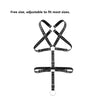 Strap leather strap male penis suit, men's full body safety belt
