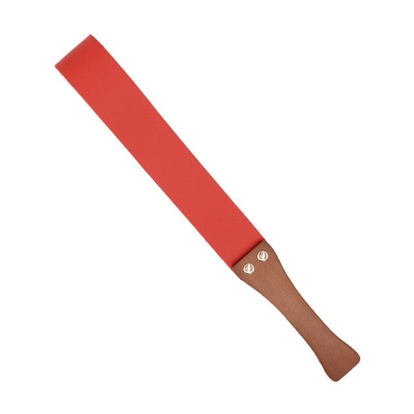 Wooden handle whip soft whip bondage paddle BDSM sex toy