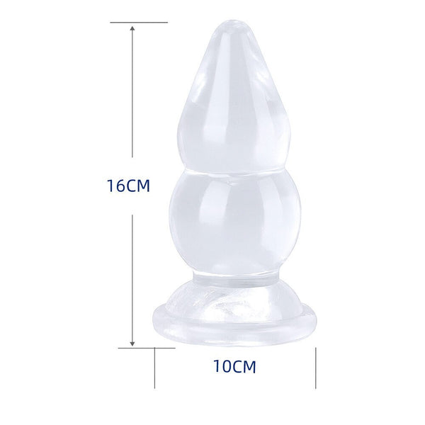 Gourd anal plug soft and comfortable anal beads