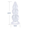 Gourd anal plug soft and comfortable anal beads