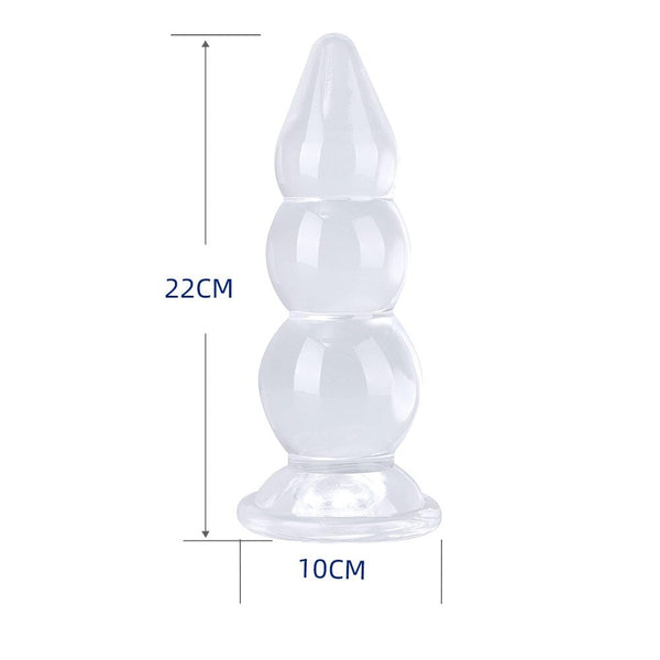 Gourd anal plug soft and comfortable anal beads