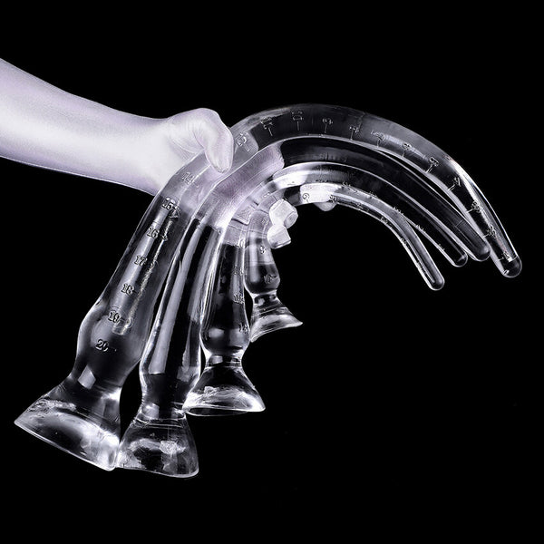 Anal plug dildo long and deep big penis with suction cup
