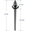 Extra long anal plug with TPE material