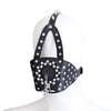 Funnel Oral Plug Open Mouth Gag Toilet Mask Hood Head Harness Bondage Adult