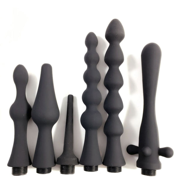 Shower Enema System Vaginal Anal Cleaner Wash Colon Douche Nozzle Cleaning 9"