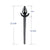 Extra long anal plug with TPE material
