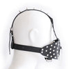 Funnel Oral Plug Open Mouth Gag Toilet Mask Hood Head Harness Bondage Adult